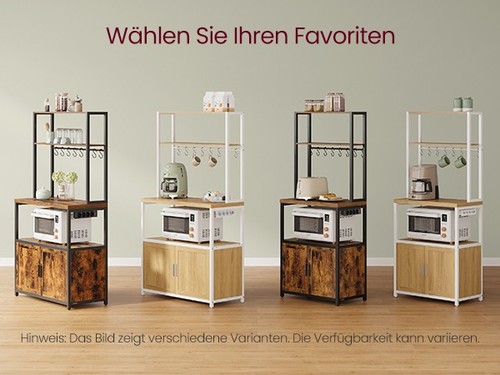 Vasagle küchenregal mit - vasagle,